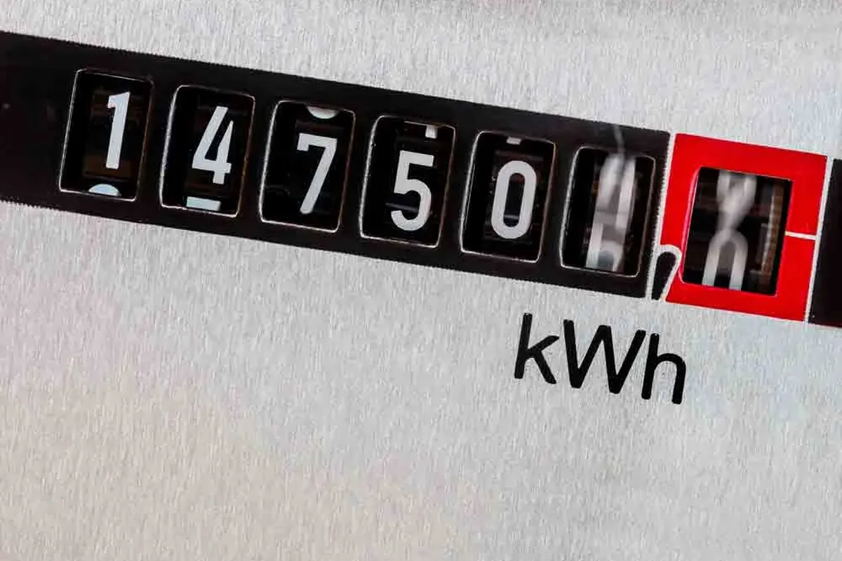 Stromzähler als Detail einer geplanten Elektroinstallation