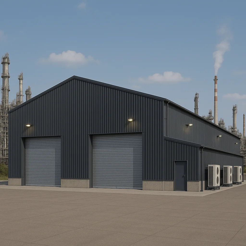 110kV-Schaltanlagenhalle Industriepark Höchst